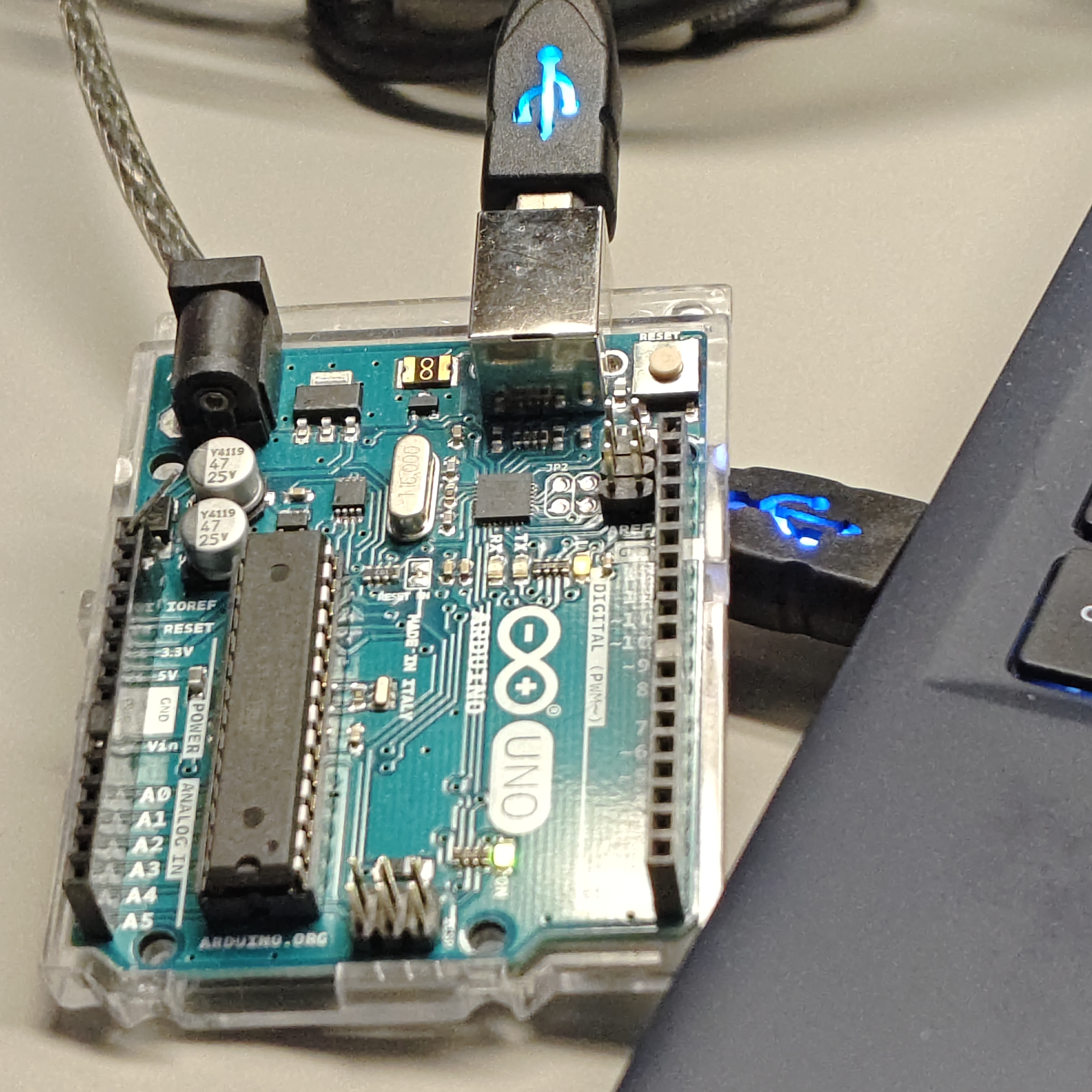 Arduino first connected.