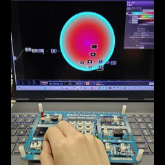 Changing the colour of the design. 