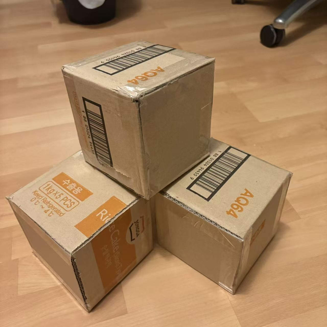 Our group first built a prototype of cubes as our physical object. 