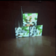 The process of modifying with the parameters on Touch Designer. 