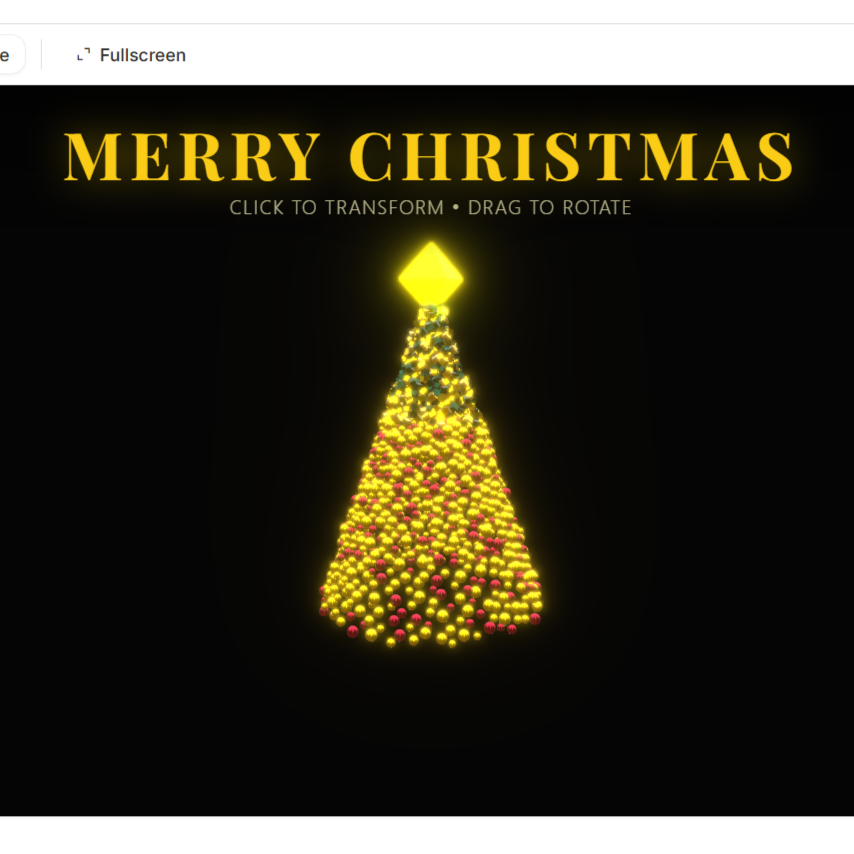 However we thought since it is Christmas themed, we can use more colorful and festive visuals.